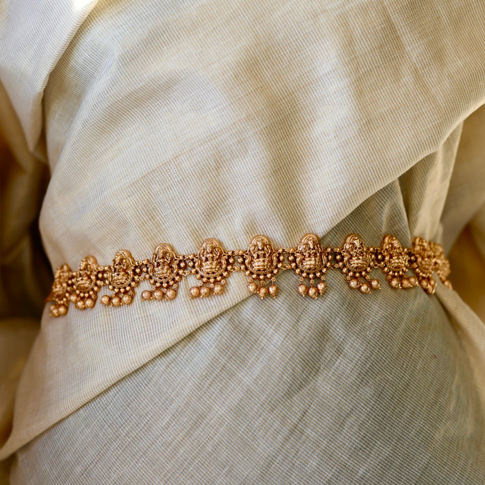 Antique gold and temple design waistchain AW4122
