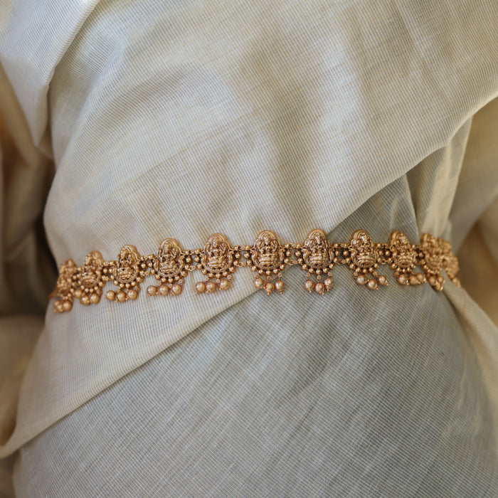 Antique gold and temple design waistchain AW4122