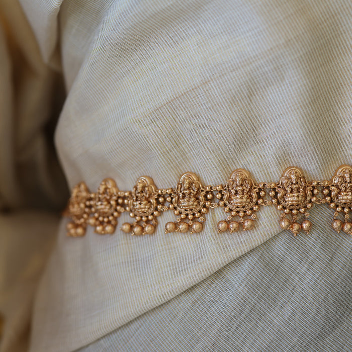 Antique gold and temple design waistchain AW4122