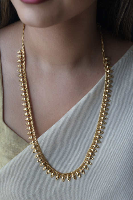 Heritage gold plated long necklace HL5011