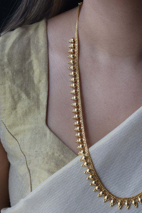 Heritage gold plated long necklace HL5011