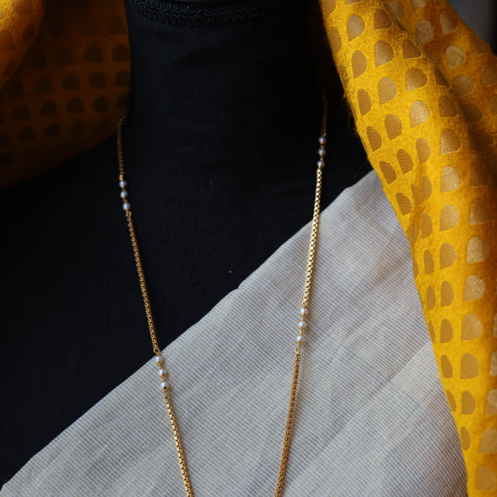 Heritage gold plated gold padakam necklace HP2011