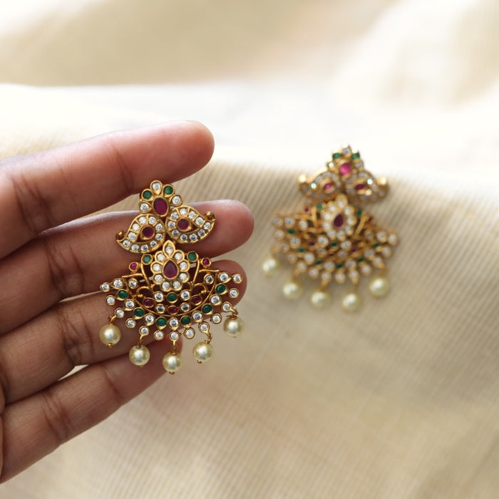 Antique flat earrings  AD4533