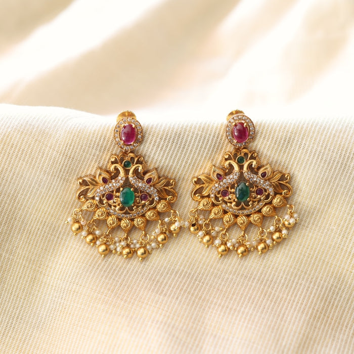 Antique flat earrings  AD4534