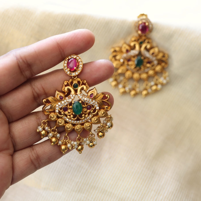 Antique flat earrings  AD4534