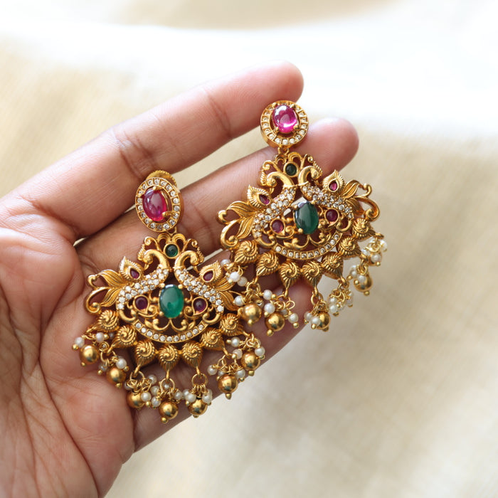 Antique flat earrings  AD4534