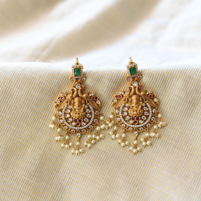 Antique flat earrings  AD4536