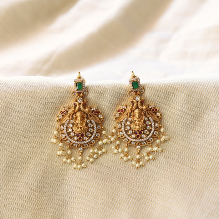 Antique flat earrings  AD4536