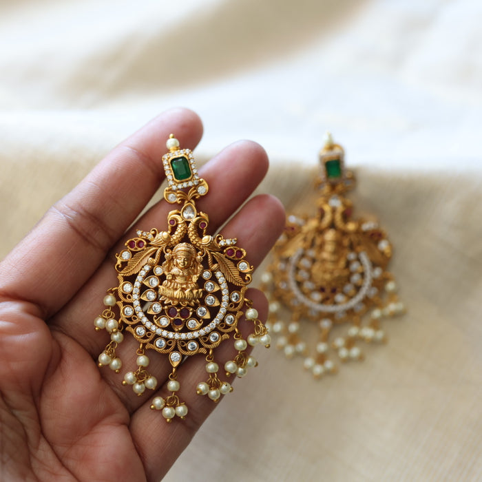 Antique flat earrings  AD4536