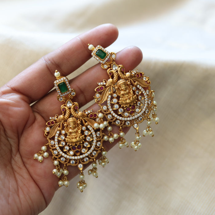 Antique flat earrings  AD4536