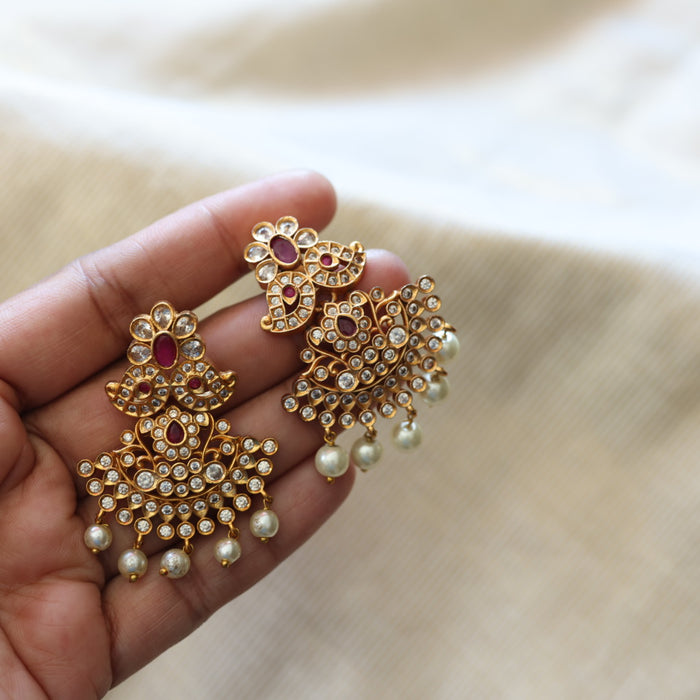 Antique flat earrings  AD45356