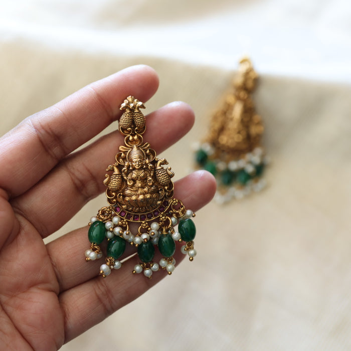 Antique flat earrings  AD4538