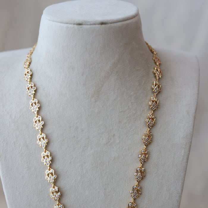 Heritage gold plated padakam long necklace HP78