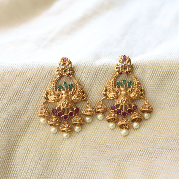 Antique flat earrings  AD417