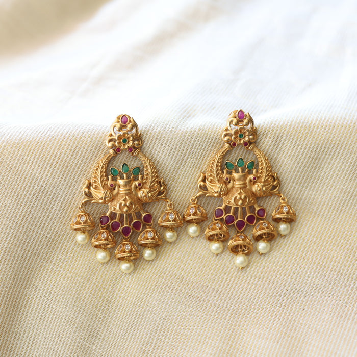Antique flat earrings  AD417