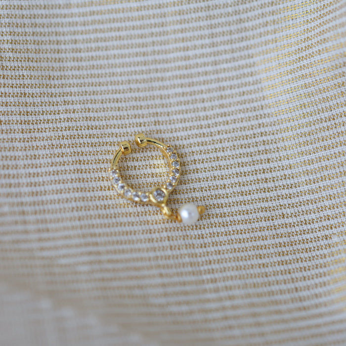 Minimalist Septum Nose Pin | Elegant Ethnic & Contemporary Nose Jewelry HN124