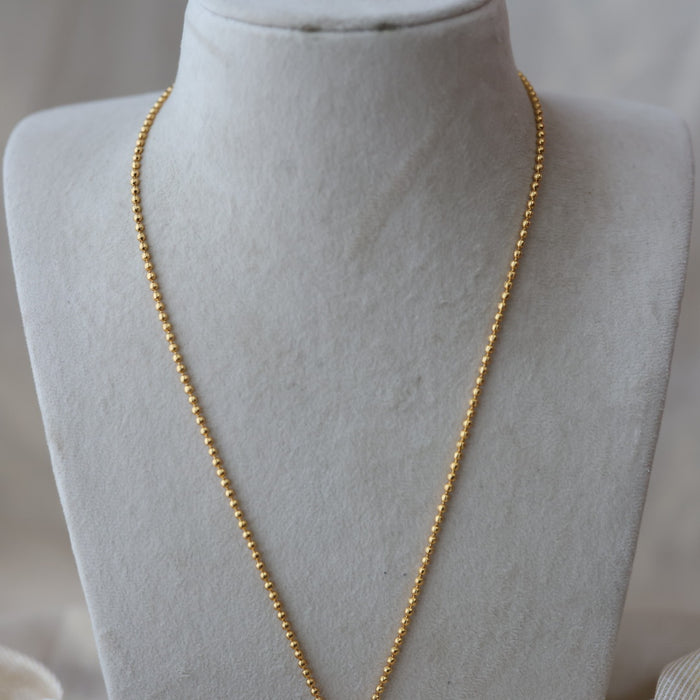 Heritage gold plated pendant long chain necklace HC7890