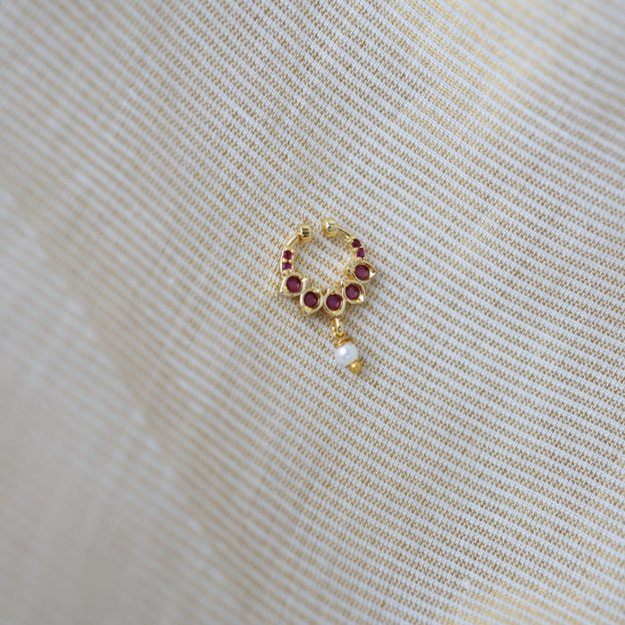 Minimalist Septum Nose Pin | Elegant Ethnic & Contemporary Nose Jewelry HN127
