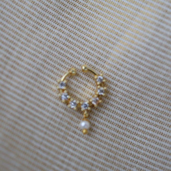 Minimalist Septum Nose Pin | Elegant Ethnic & Contemporary Nose Jewelry HN131