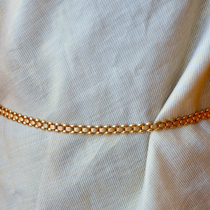 Heritage gold plated traditional design waistchain HW1336