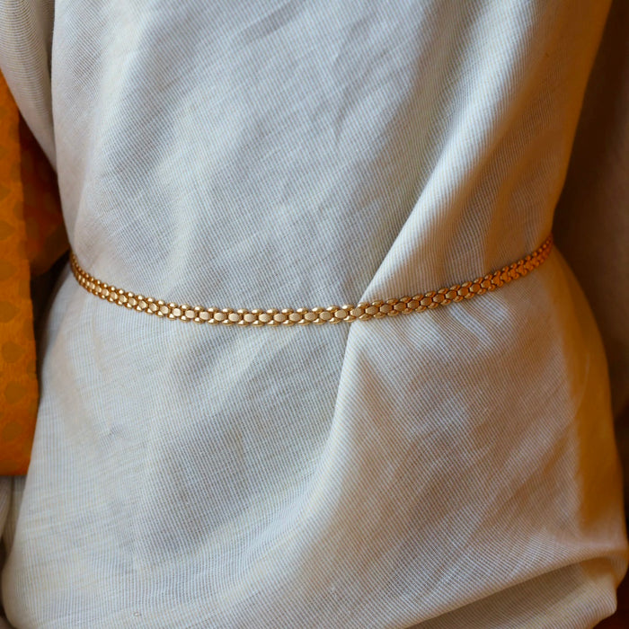 Heritage gold plated traditional design waistchain HW1336