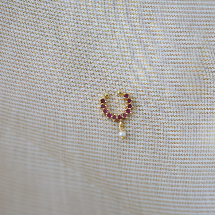 Minimalist Septum Nose Pin | Elegant Ethnic & Contemporary Nose Jewelry HN135