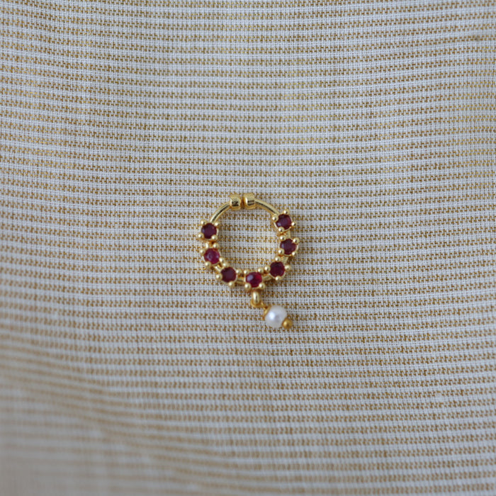 Minimalist Septum Nose Pin | Elegant Ethnic & Contemporary Nose Jewelry HN139