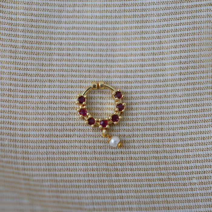Minimalist Septum Nose Pin | Elegant Ethnic & Contemporary Nose Jewelry HN139