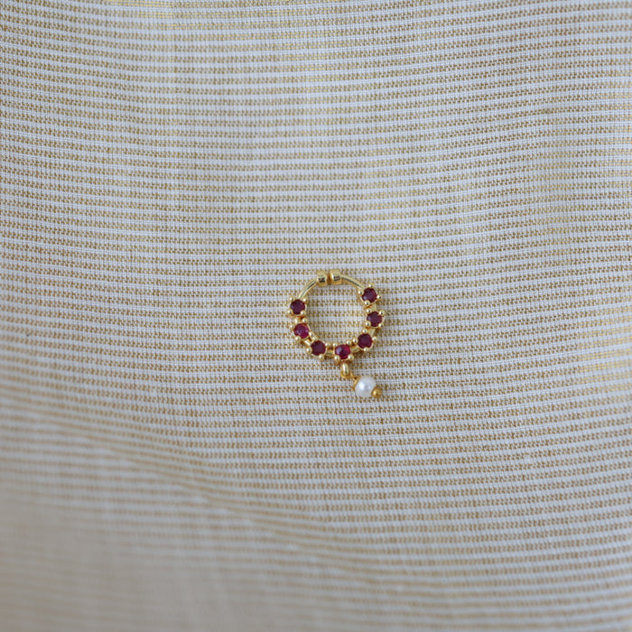 Minimalist Septum Nose Pin | Elegant Ethnic & Contemporary Nose Jewelry HN139