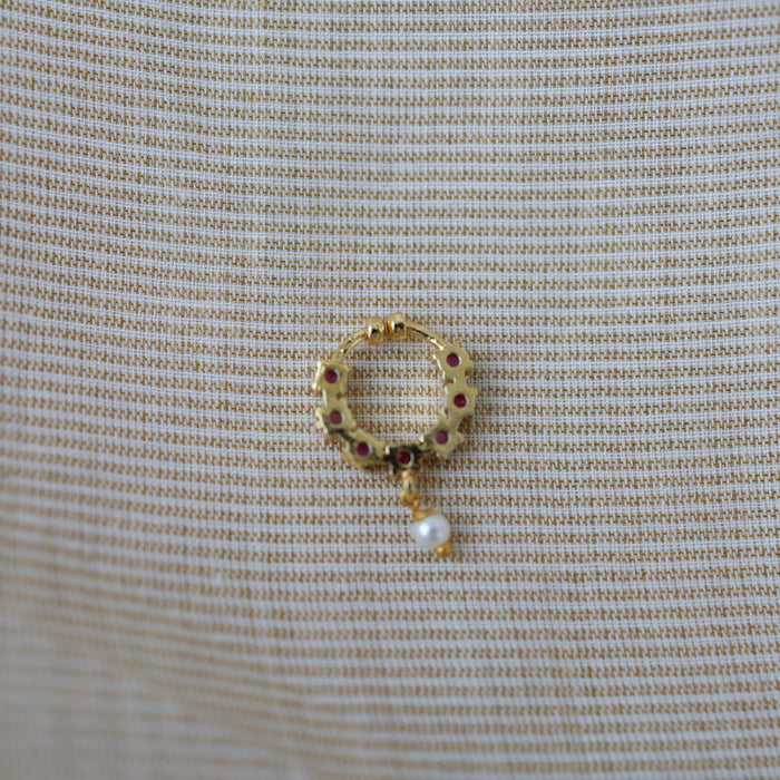 Minimalist Septum Nose Pin | Elegant Ethnic & Contemporary Nose Jewelry HN139