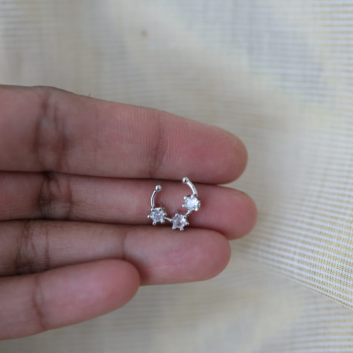 Minimalist Septum Nose Pin | Elegant Ethnic & Contemporary Nose Jewelry HN140