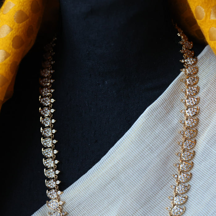 Heritage gold plated traditional mango design waistchain HW3459