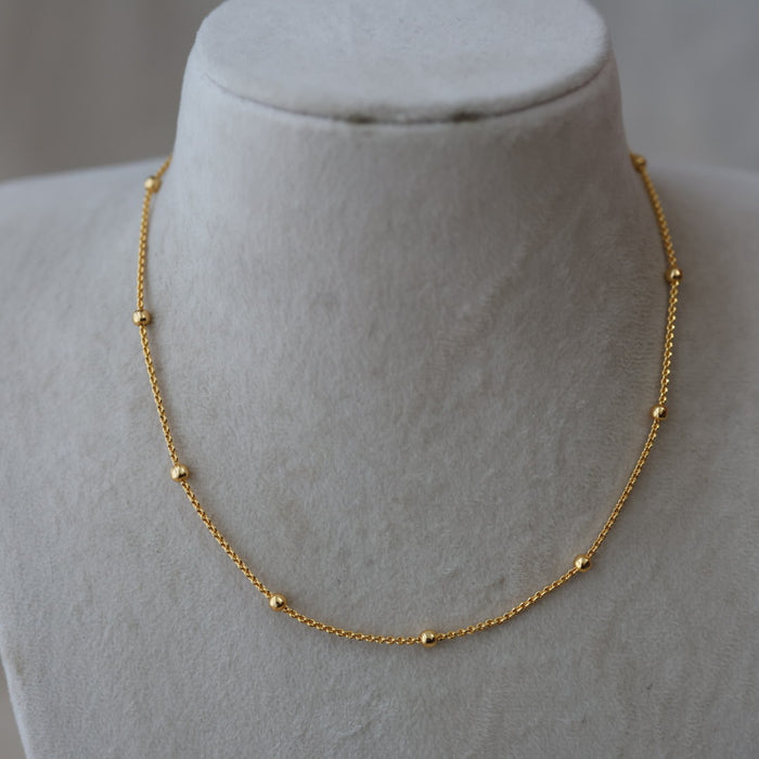 Heritage gold plated simple short chain HC7534