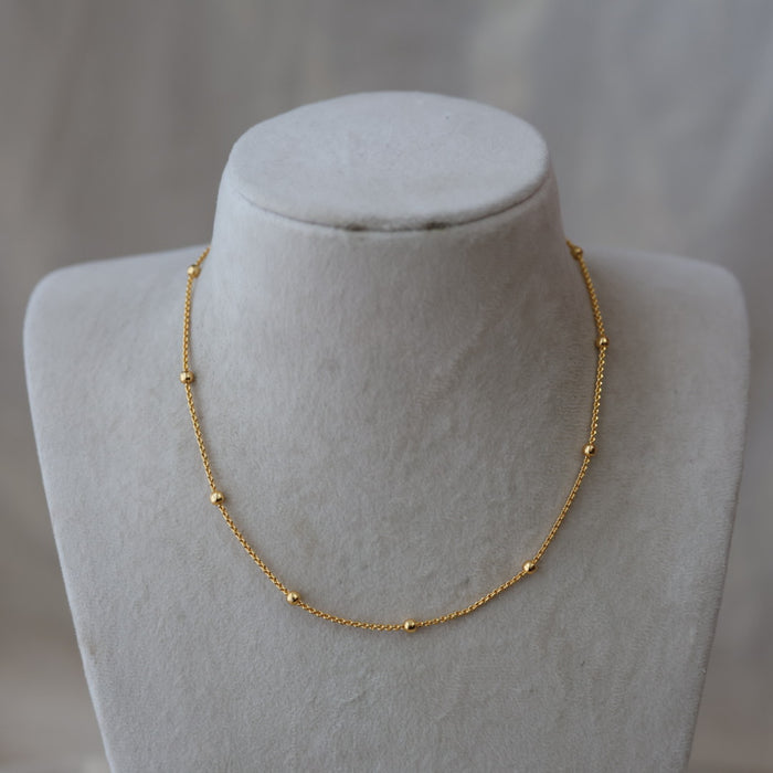 Heritage gold plated simple short chain HC7534