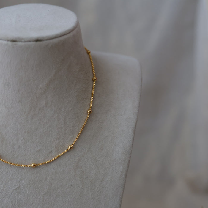 Heritage gold plated simple short chain HC7534