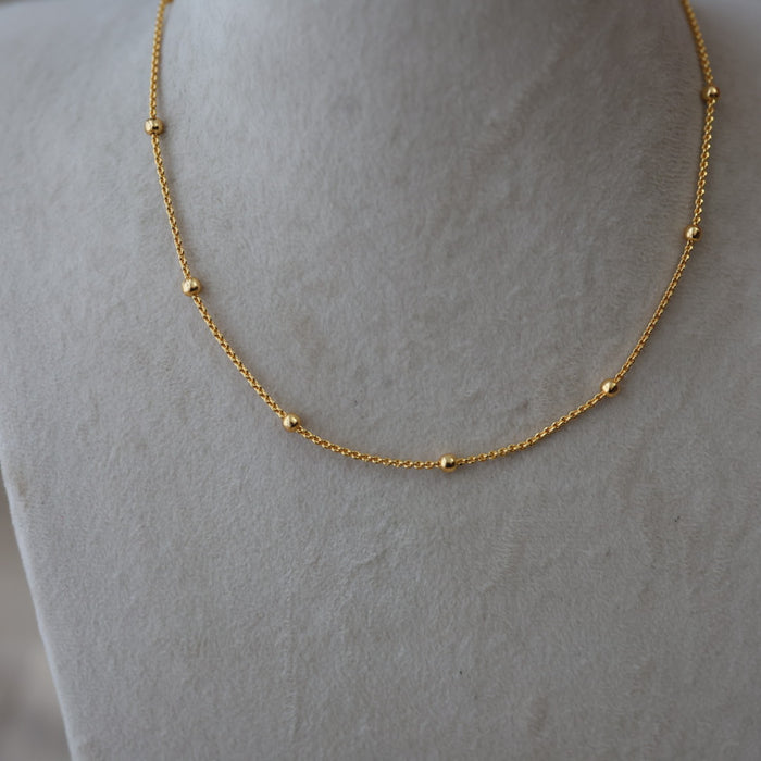Heritage gold plated simple short chain HC7534