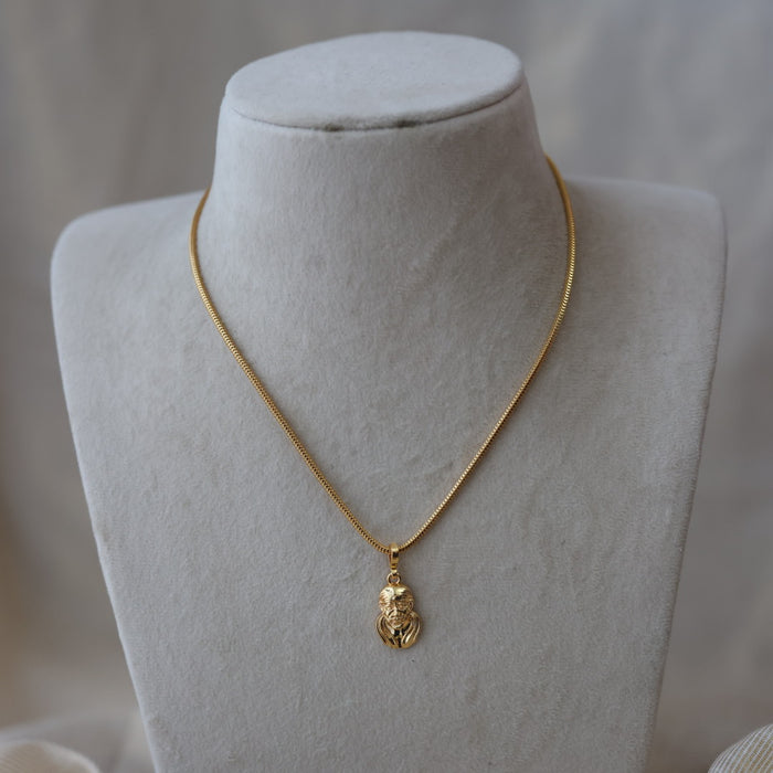 Heritage gold plated SAI BABA pendant short chain HC644