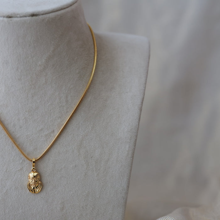 Heritage gold plated SAI BABA pendant short chain HC644