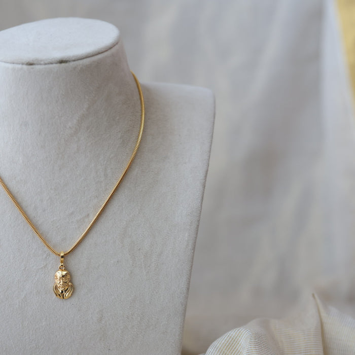 Heritage gold plated SAI BABA pendant short chain HC644