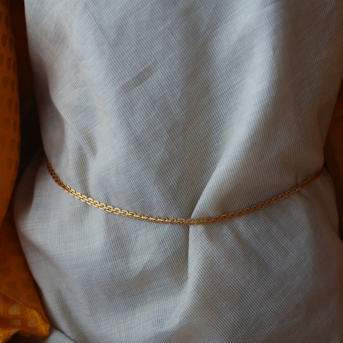 Heritage gold plated traditional simple design waistchain HW3461