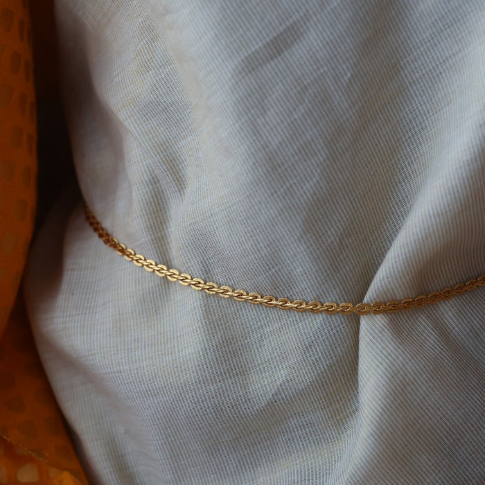 Heritage gold plated traditional simple design waistchain HW3461