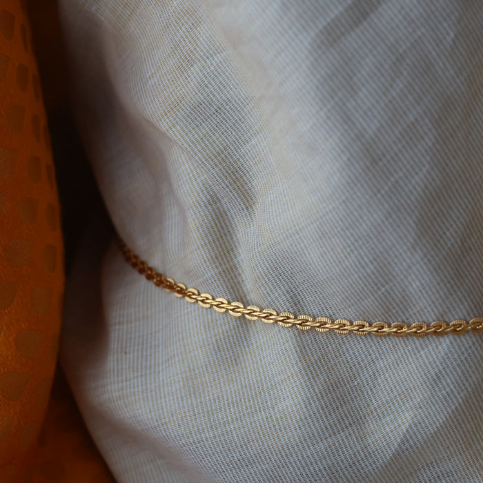 Heritage gold plated traditional simple design waistchain HW3461