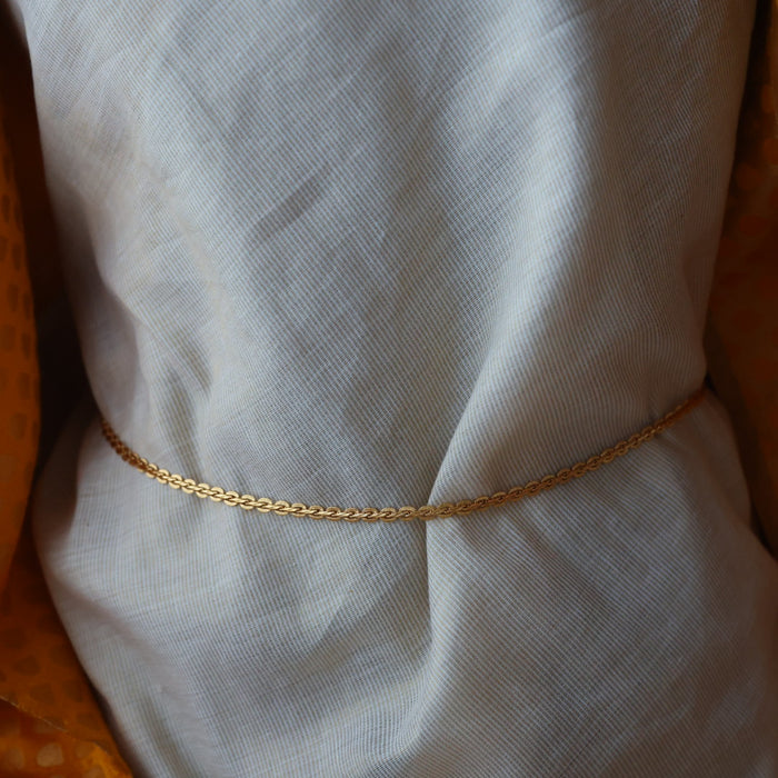 Heritage gold plated traditional simple design waistchain HW3461