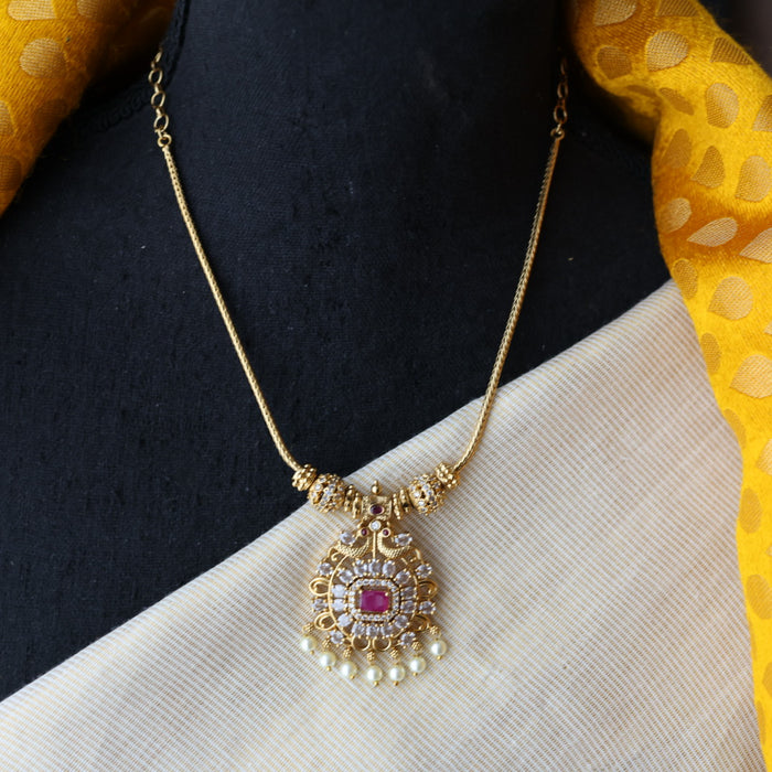 Antique kodi design short necklace and earrings TTS4182