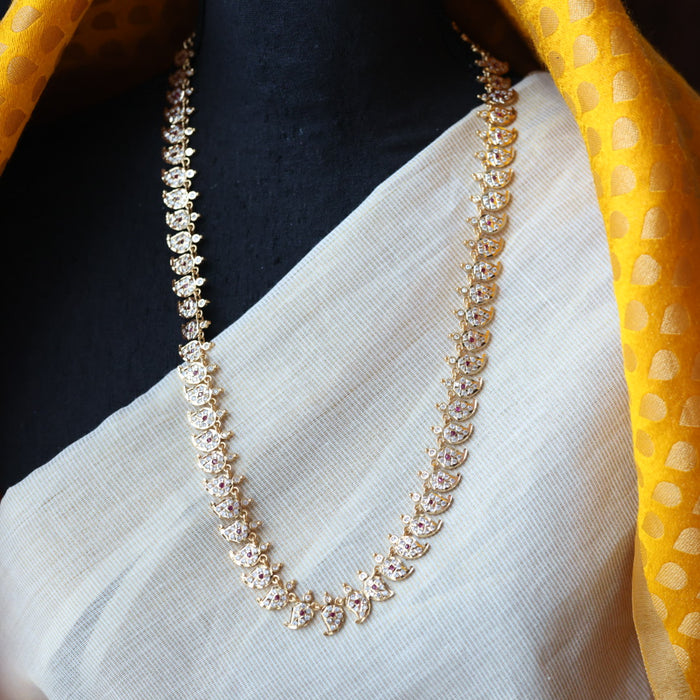 Heritage gold plated traditional mango design waistchain HW3460