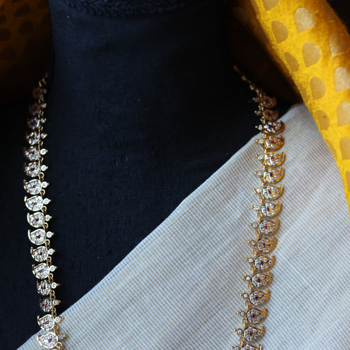 Heritage gold plated traditional mango design waistchain HW3460