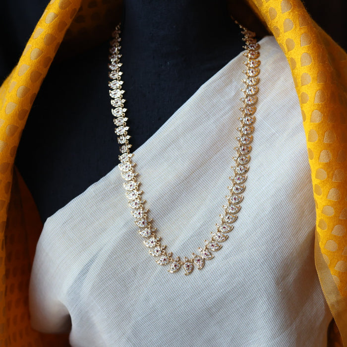 Heritage gold plated traditional mango design waistchain HW3460