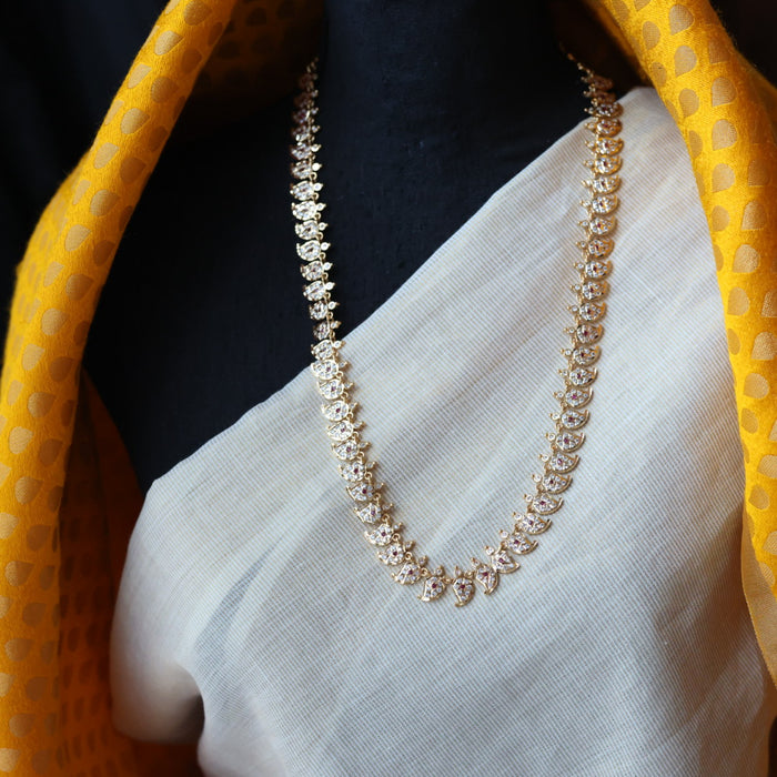 Heritage gold plated traditional mango design waistchain HW3460