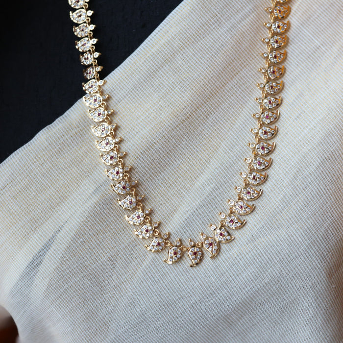 Heritage gold plated traditional mango design waistchain HW3460