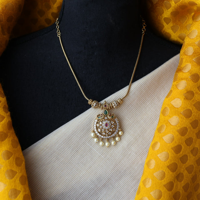 Antique kodi design short necklace and earrings TTS4164